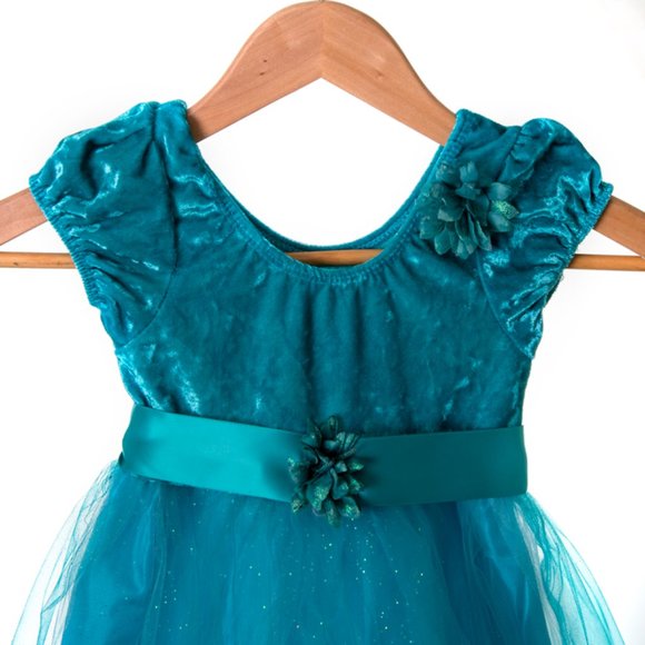Princess Expressions TealBlue Dress Toddler Size M - Picture 3 of 8